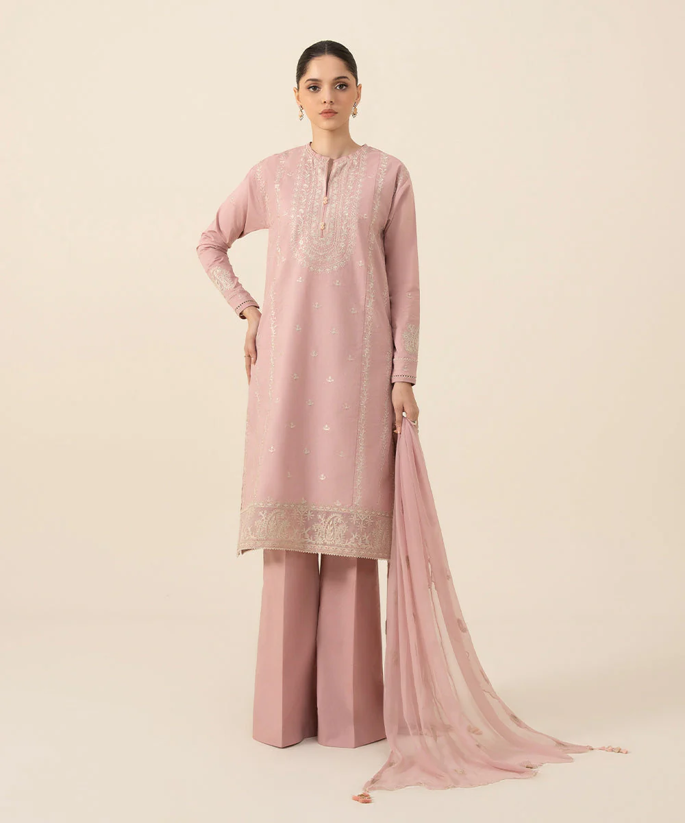 Sapphire Embroidered Linen-1310