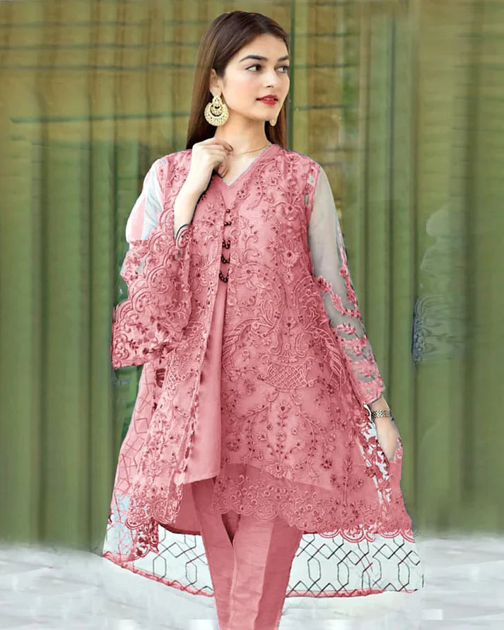 Organza Lawn 2PC embroidered-566