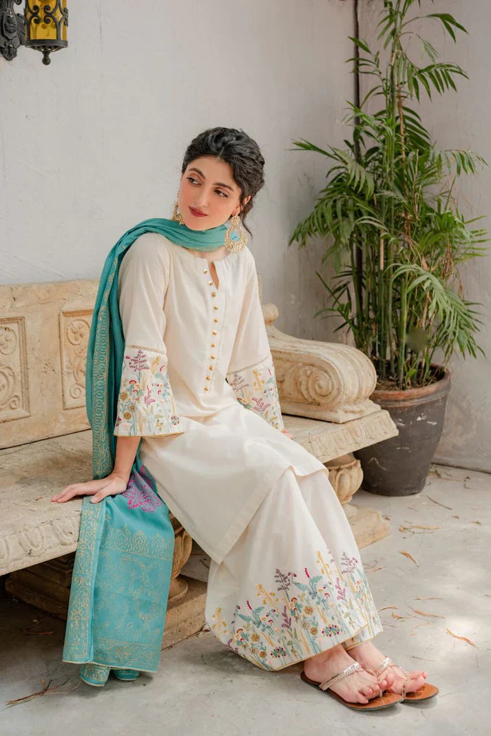 Zara ShahJahan Khaddar 3PC Embroidered-624