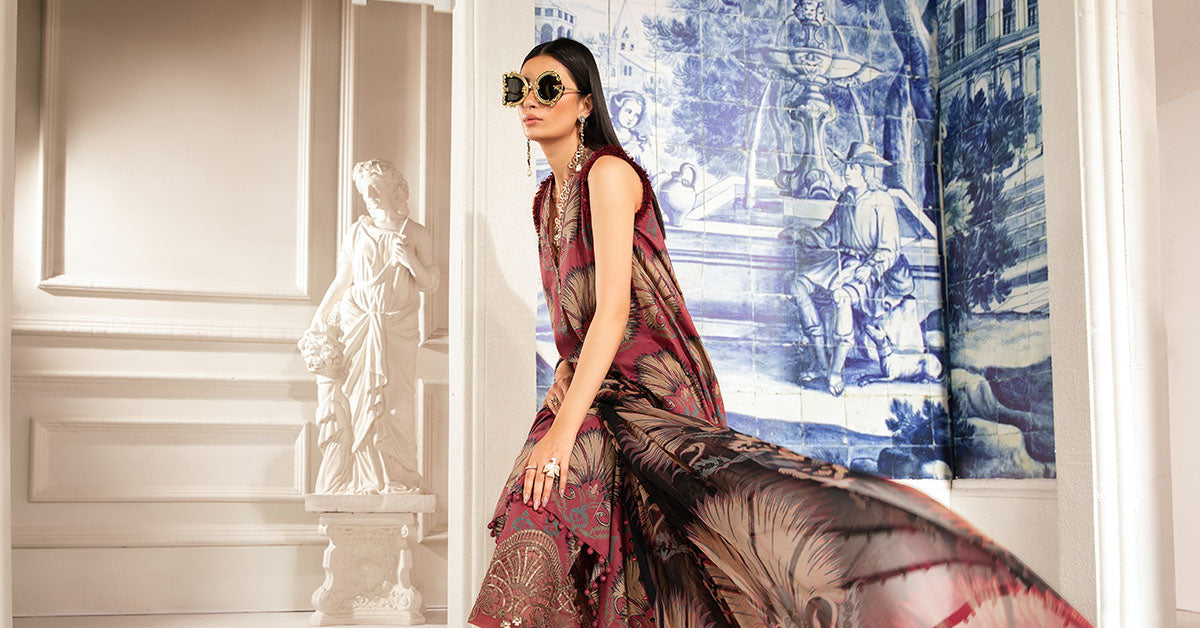 MARIA B KHADDAR 3PC WITH KHADDAR PRINTED SHIRT & TROUSER-920