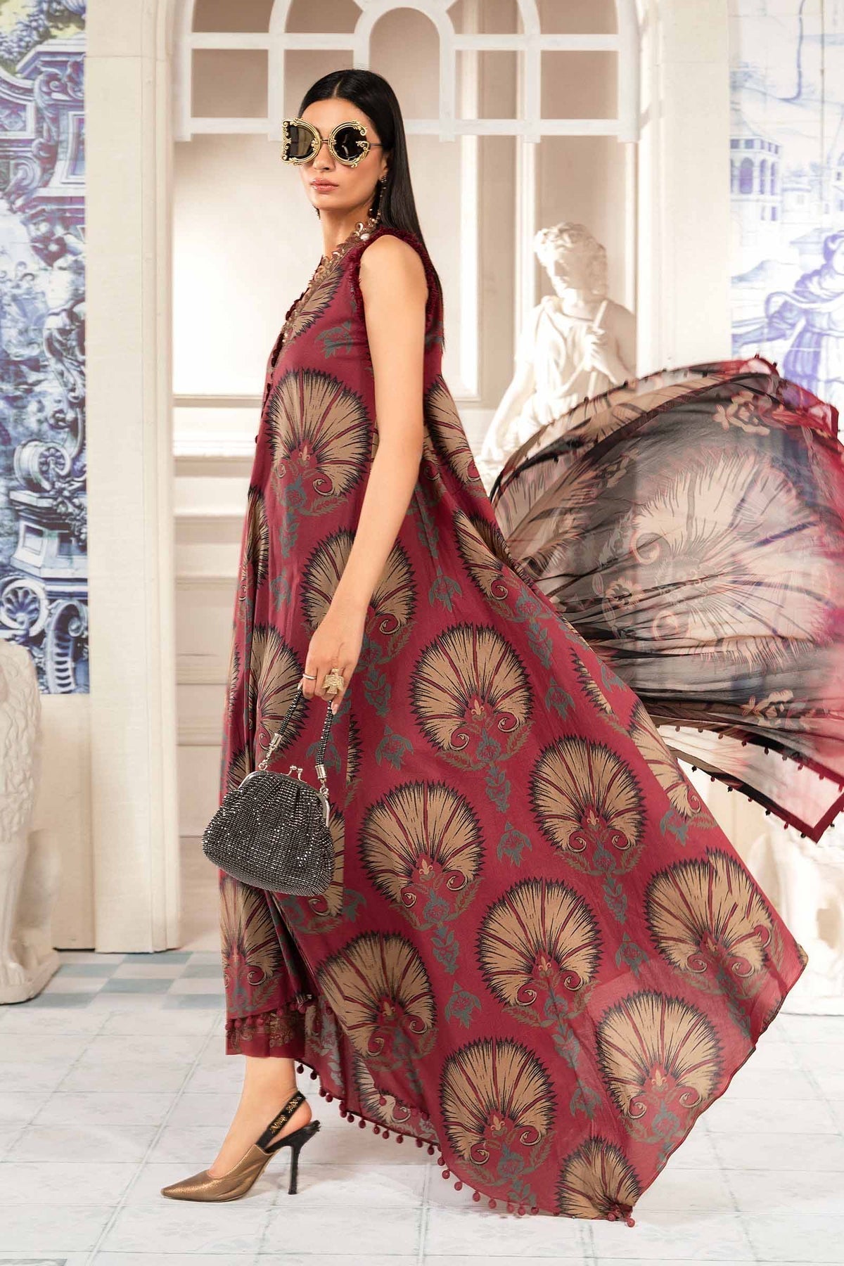 MARIA B KHADDAR 3PC WITH KHADDAR PRINTED SHIRT & TROUSER-920