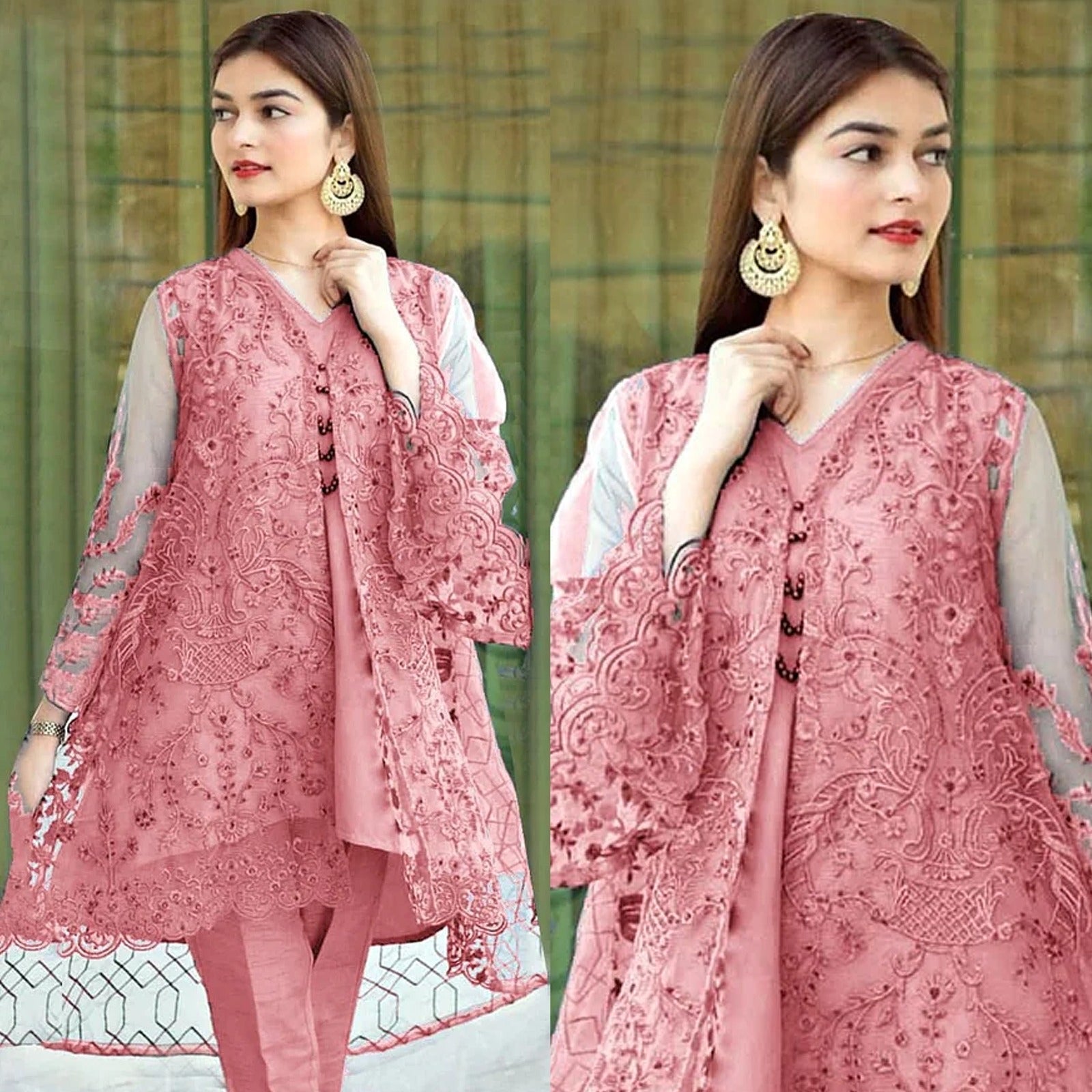 Organza Lawn 2PC embroidered-566