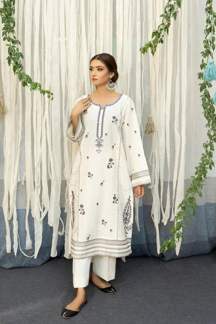 URGE - 3PC LAWN EMBROIDERED SHIRT WITH PRINTED DUPATTA-317