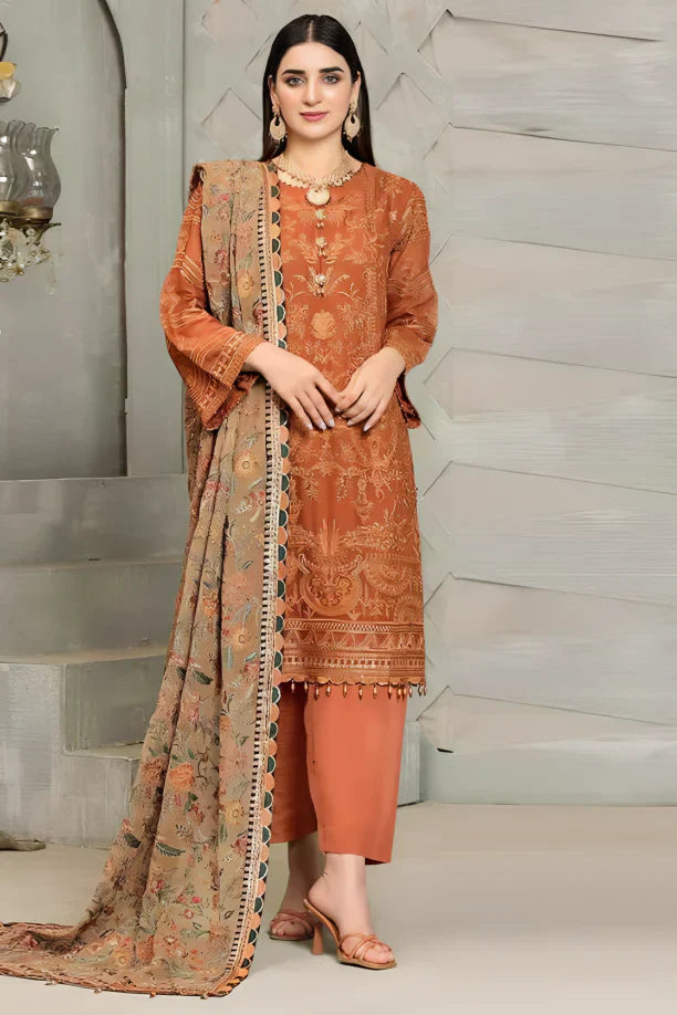 Lawn 3PC Embroidered-137