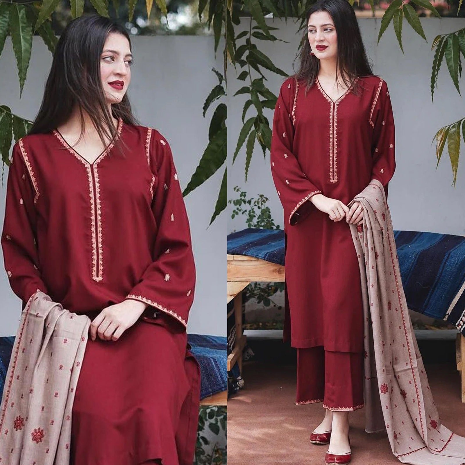 Lawn 3PC Embroidered-708